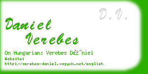 daniel verebes business card